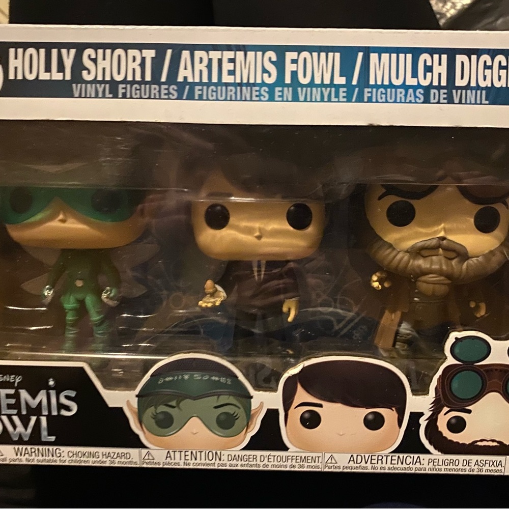 Funko Pop Artemis Fowl 3 piece set. BNIP